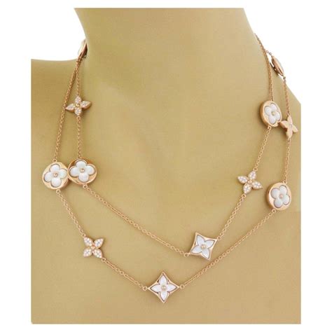 louis vuitton pearl necklace|louis vuitton monogram necklace.